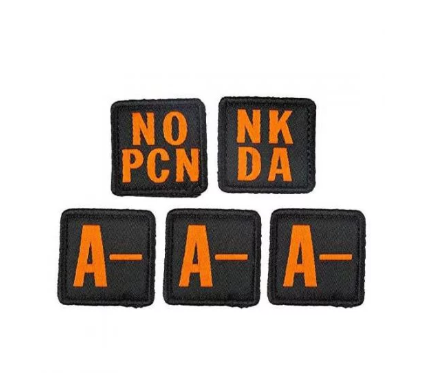 Blood Type Patch Kit A Negative