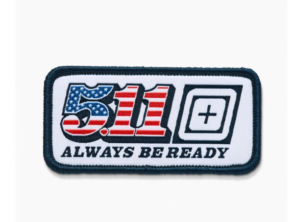 Number Plate Patriot Patch
